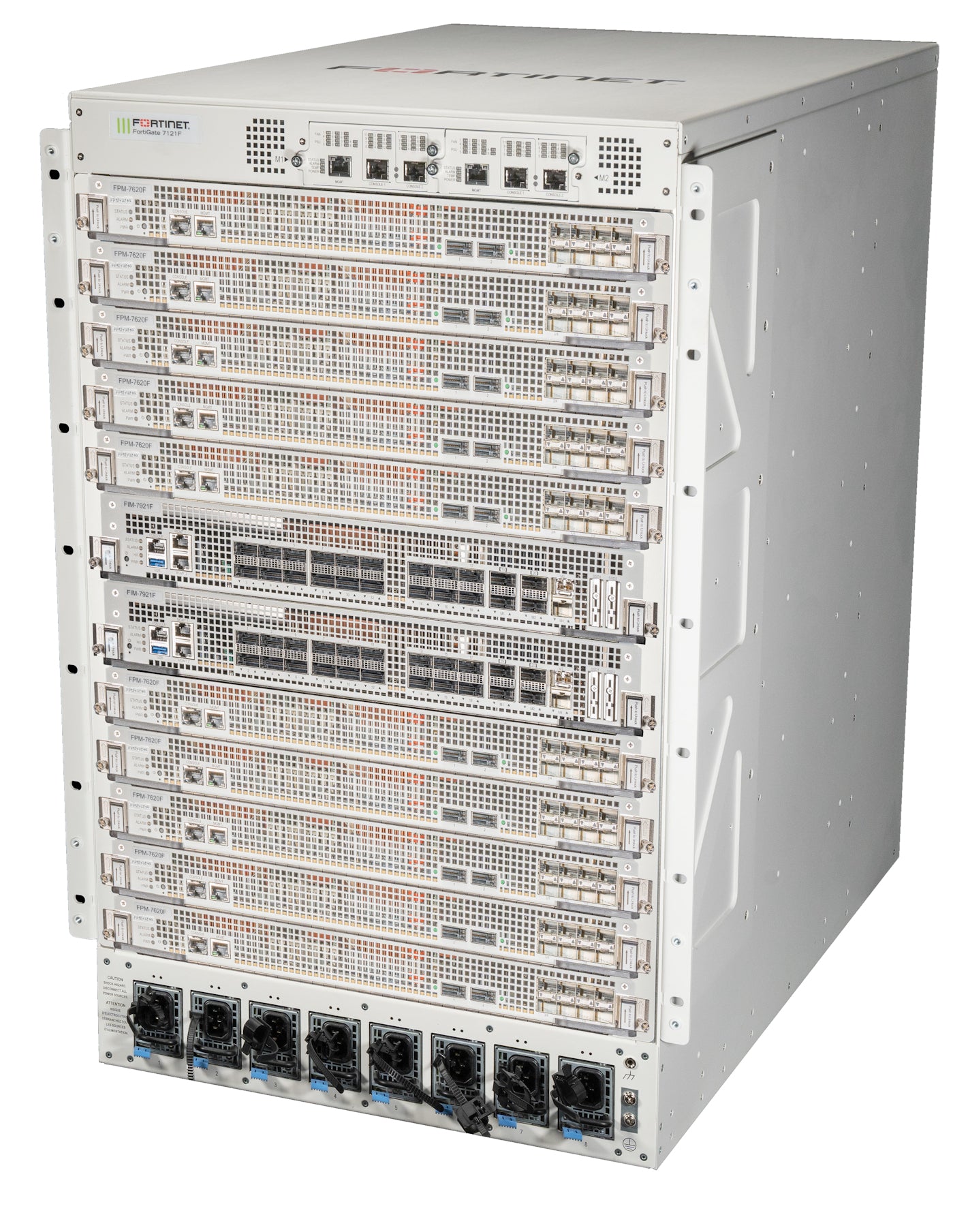 Fortinet FG-7121F-2 | Hardware Firewall, 16U Chassis, 1890 Gbps, 12 Slots, Redundant PSU
