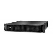 Black APC SRT72RMBP UPS rackmount battery pack with perforated front panel