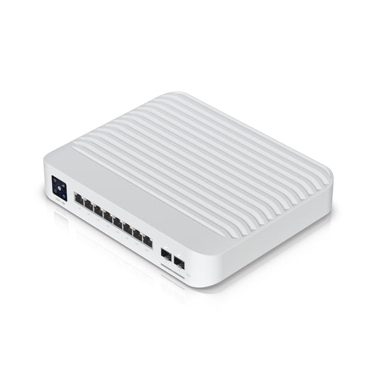 Ubiquiti USW-PRO-8-POE | USW-PRO Series 8 x 1GbE PoE+ Ports, 2x10G SFP+ Uplinks, 1U Switch