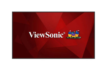 Yealink A40-031 MeetingBar Kit 65-inch 4K display with Viewsonic monitor and birds logo