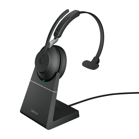 Jabra 26599-889-989 | Evolve2 65 USB-A UC Mono Headset with Charging Stand