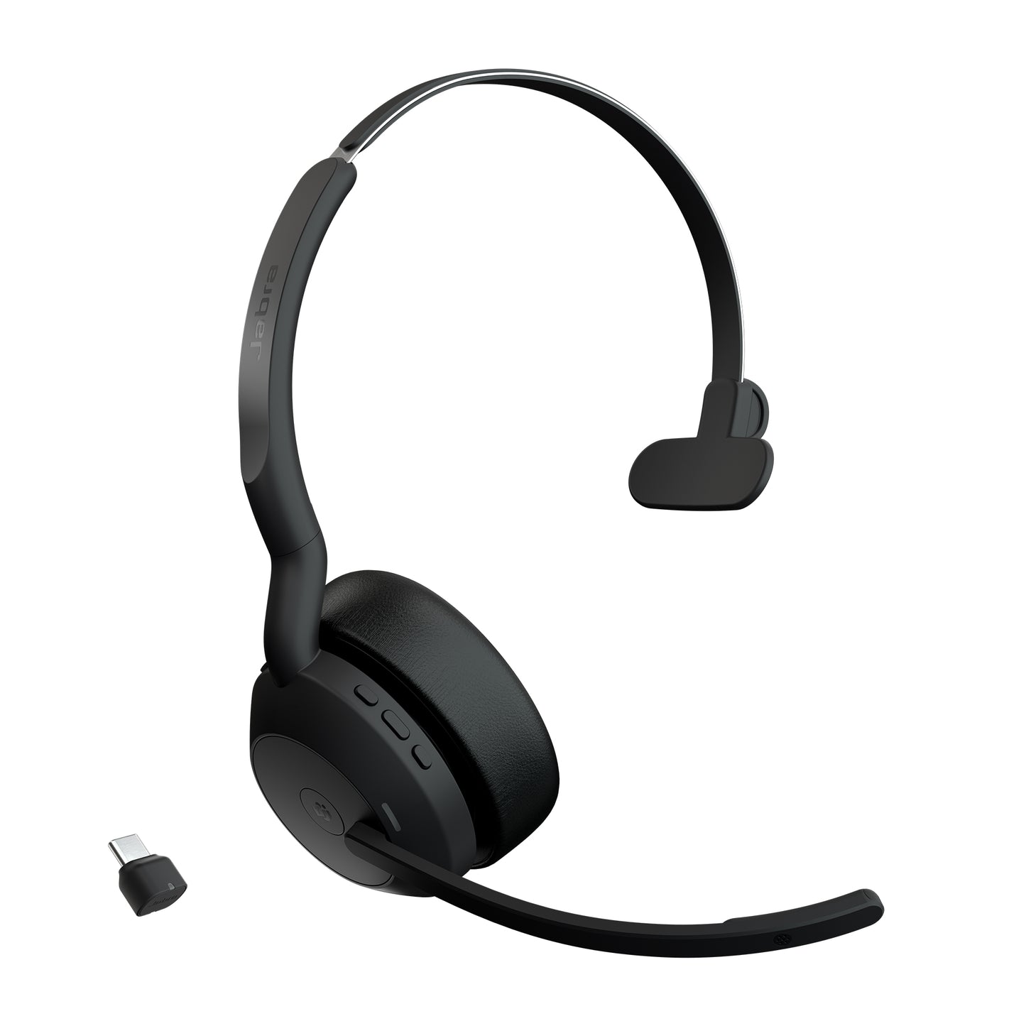 JABRA 25599-899-899 | Evolve2 55 Mono Headset, Bluetooth, ANC, USB-C