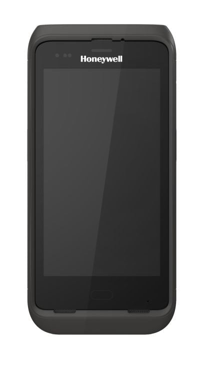 Black honeywell ct45xp rugged mobile computer with 5-inch screen 2d scanning 4g connectivity 8gb ram 128gb storage