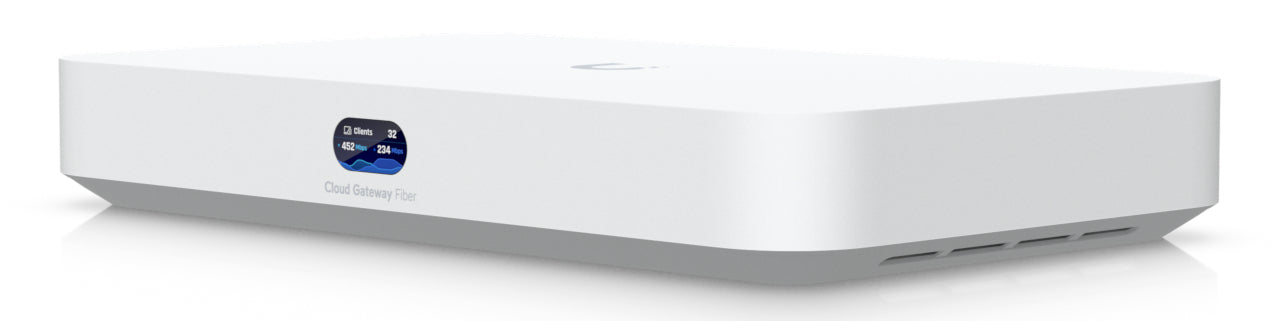Ubiquiti UCG-FIBER | UCG-Fiber Gateway/Controller, 10/100/1000/2500/10000 Mbit/s, 30W