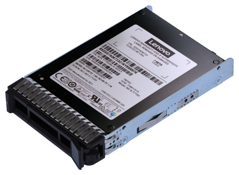 Lenovo 4XB7A13646 | 7.68TB SSD, 2.5" SATA III, V-NAND