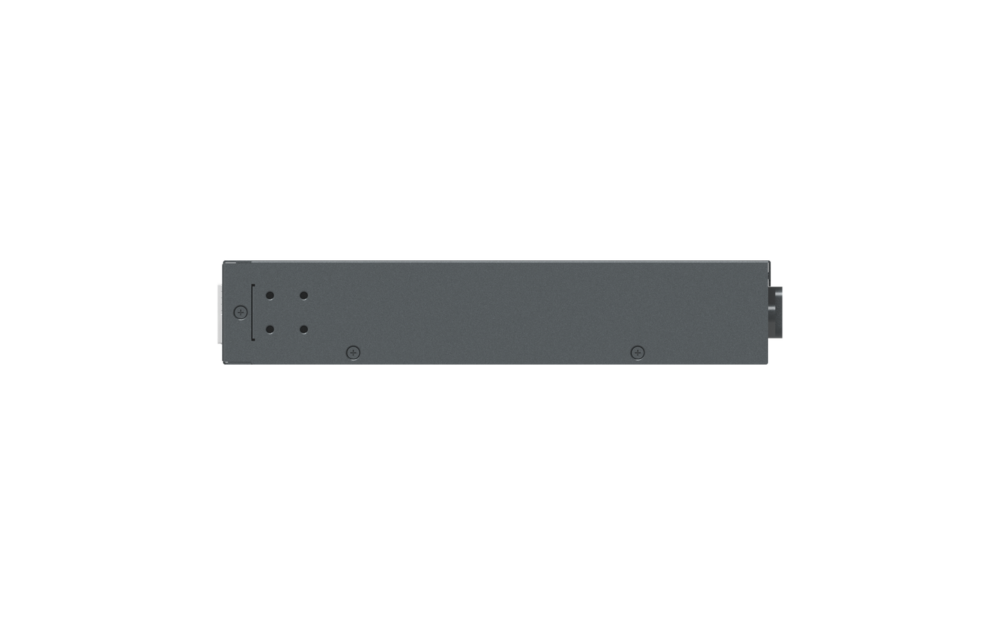 Cambium cnMatrix EX3024F gray matte server rack with side mounting holes