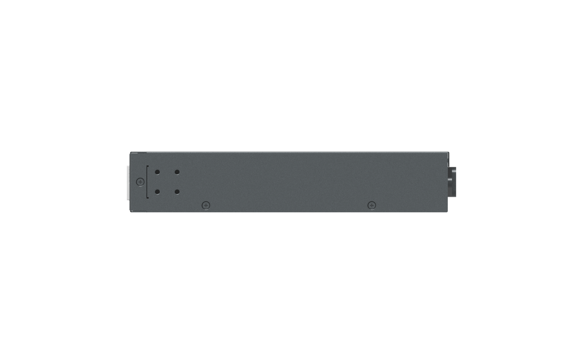 Cambium cnMatrix EX3024F gray matte server rack with side mounting holes