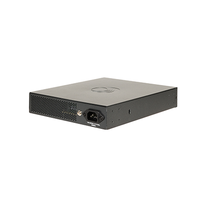 Cambium cnMatrix EX2010 switch, black matte with side vents, 8x1G 2xSFP