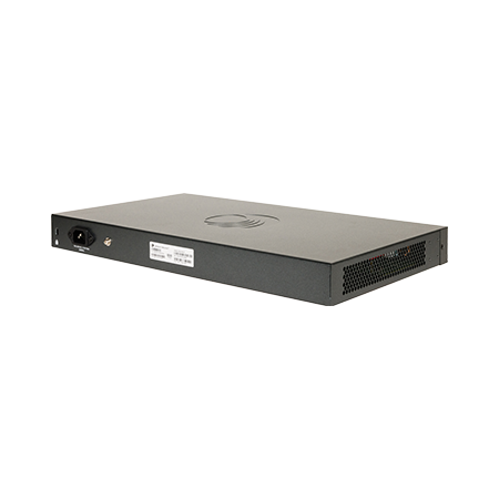 Cambium cnMatrix EX2016M-P switch with matte black finish and side vents