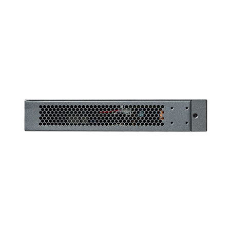 Cambium Networks cnMatrix EX2016M-P gray metal server rack switch front view