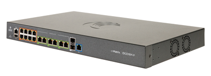 Cambium cnMatrix EX2016M-P switch, dark gray metal with 16x 1GbE PoE ports