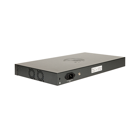 Cambium cnMatrix EX2016M-P 16-port PoE L2/L3 switch, black sleek design
