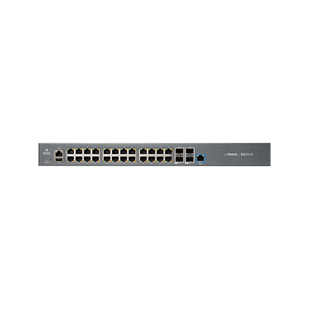 Cambium cnMatrix EX2028 switch with 24 1GbE ports and 4 SFP uplinks