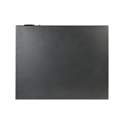 Cambium Networks cnMatrix EX2052-P black matte server rack with mounting holes