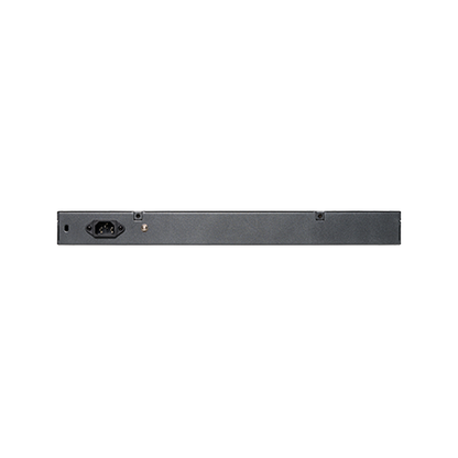 Back view of Cambium Networks cnMatrix EX2052-P black rectangular PSU with IEC connector