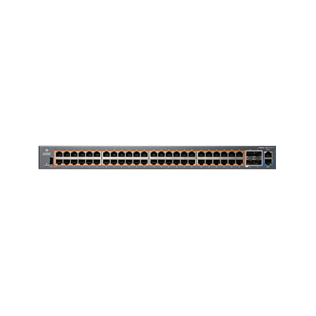 Cambium cnMatrix EX2052R-P switch rear with ethernet and USB ports