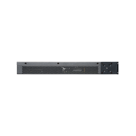Cambium Networks cnMatrix EX2052R-P black metal server rack with perforated front panel