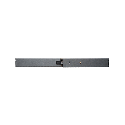 Black metal drawer slide on Cambium Networks cnMatrix EX2052R-P switch