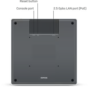 Gray rectangular sonos speaker with minimalist design and subtle branding for sophos ap840r00zzpcnp wi-fi 6 access point