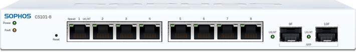 Sophos CS101-8 silver managed Gigabit Ethernet switch with 8 ports