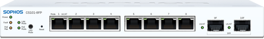 Sophos CS101-8FP switch with 8 PoE ports and 2 SFP slots
