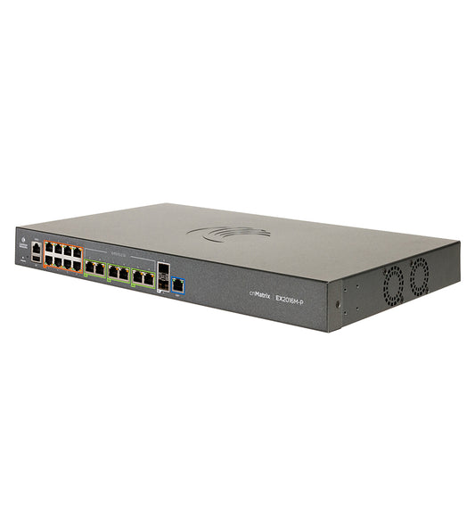 Cambium Networks MXEX2016MXPA00 | EX2016M-P L2/L3 PoE Switch, 16 Gigabit Ports, 1U Form Factor
