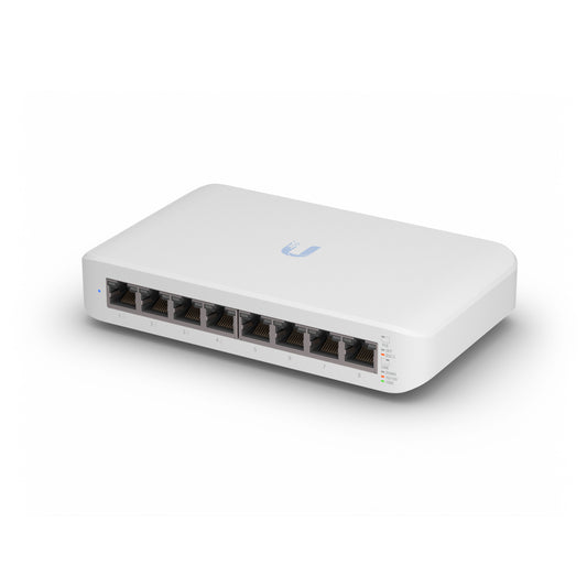 Ubiquiti USW-LITE-8-POE | UniFi Switch Lite 8 x 1GbE PoE Ports, Managed L2, 240V