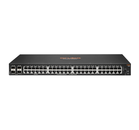 Aruba R8N86A#ABG | CX 6000 Series 48 x 1GbE Ports, 4 x SFP Uplinks, Managed L3, 1U Switch