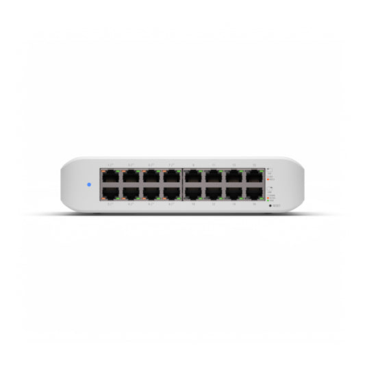 Ubiquiti USW-LITE-16-POE | UniFi Switch Lite 16 x 1GbE PoE Ports, 2x1G SFP Uplinks, 240V