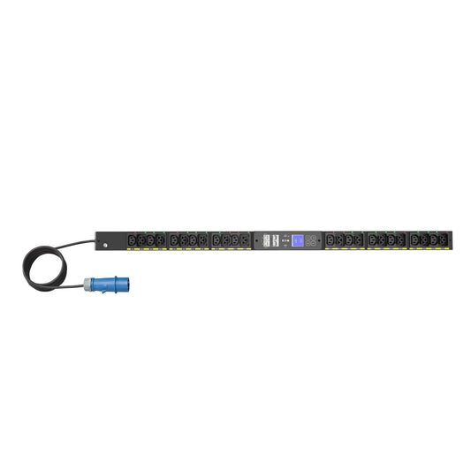 Eaton EVSWF116A | 24 AC Outlets, 22.5U, 1-Phase, 16A, IEC 309, 240V PDU