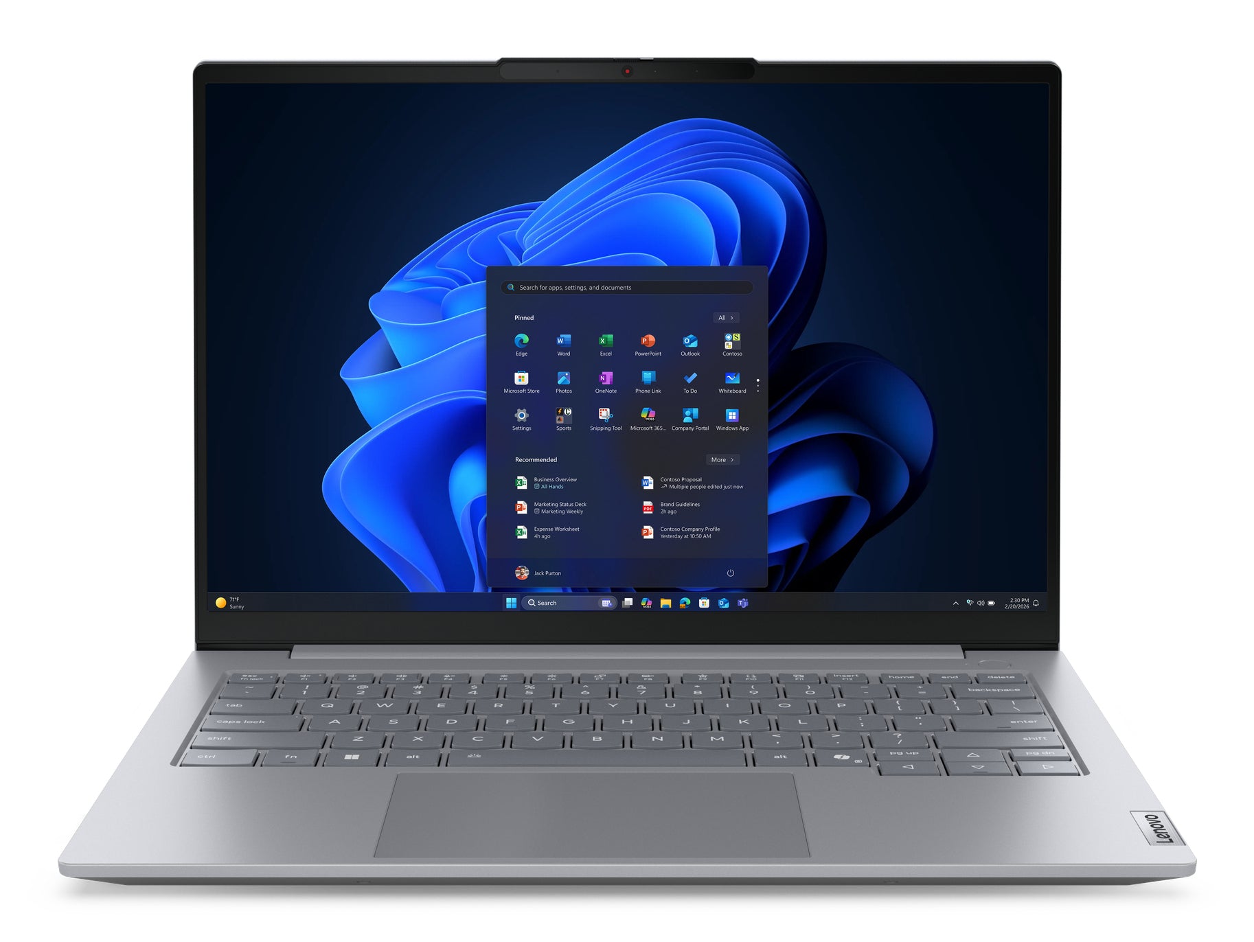 Silver lenovo thinkbook 14 g9 ahp laptop with amd ryzen 7 250, 14 inch wuxga display, 32gb ddr5, and windows 11 pro