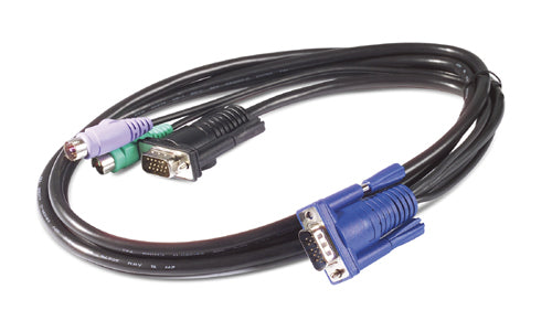 APC AP5254 | KVM Cable, VGA & PS/2, 3.66m, Black, for Server Management