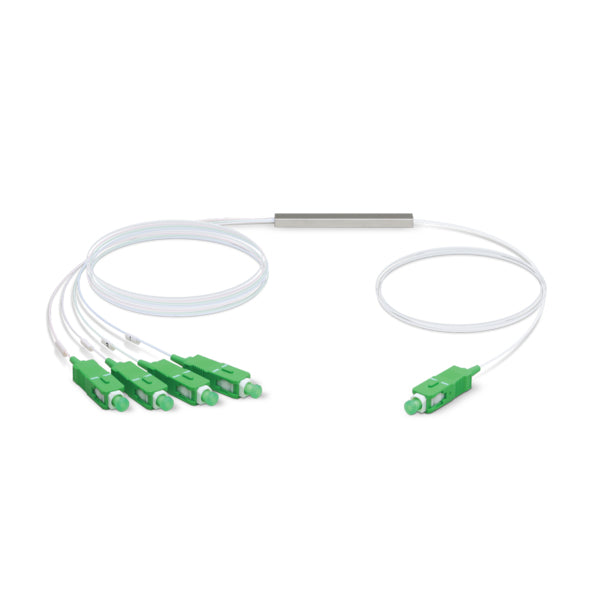 Ubiquiti UF-SPLITTER-4 | UFiber 1:4 Optical Splitter, 4x SC Ports, 4.06m Cable