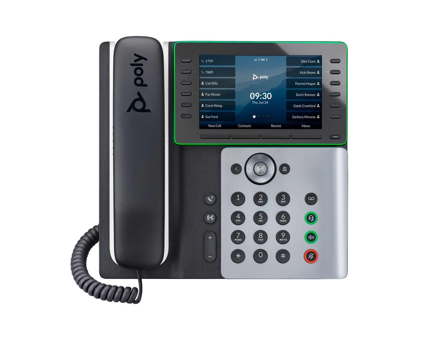 Poly 82M94AA | Edge E500 IP Phone, PoE-enabled, VOIP Deskphone