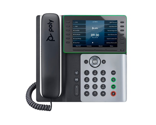 Poly 82M94AA | Edge E500 IP Phone, PoE-enabled, VOIP Deskphone
