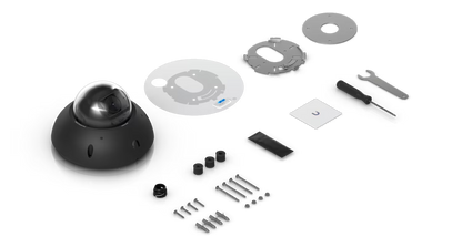 Ubiquiti UVC-G6-PRO-DOME-B | UniFi G6 Pro Dome 4K PoE+ IP Camera, AI, 2.36x Zoom, Black