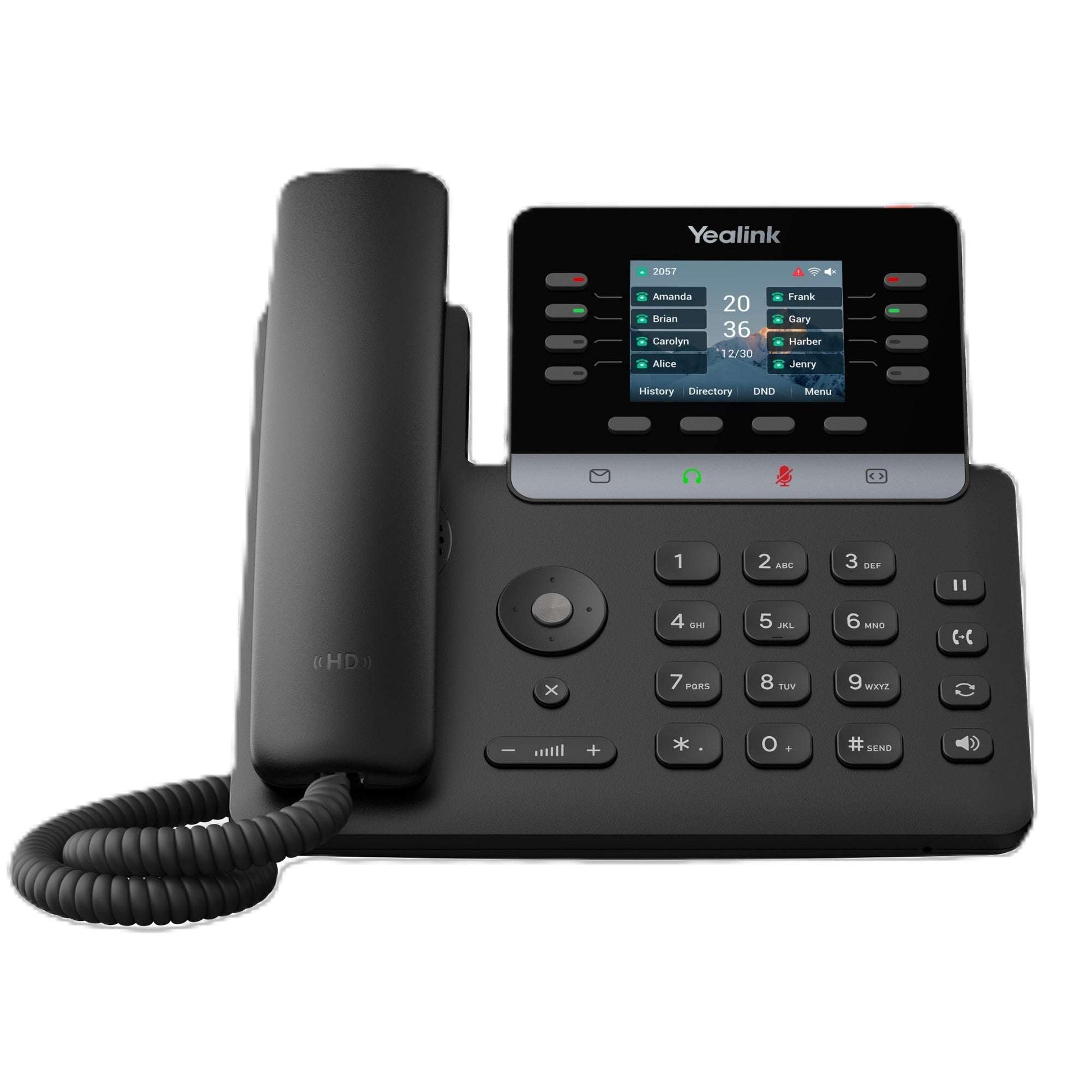 Yealink SIP-T73U IP phone with 2.8-inch color touchscreen and keypad