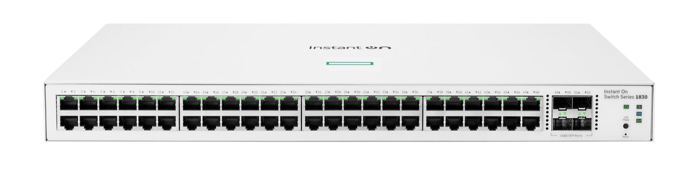 Aruba Instant On Instant On JL814A | Instant On 1830 48G 4SFP Managed L2 Gigabit Switch
