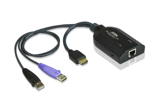 ATEN KA7168-AX | KA7168 HDMI USB KVM Adapter Cable, Virtual Media & Smart Card, 1920x1200