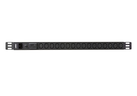 ATEN PE0216SG-AT-G | PE Series 0U Basic PDU, 16 x IEC C13, 16A, Surge Protected