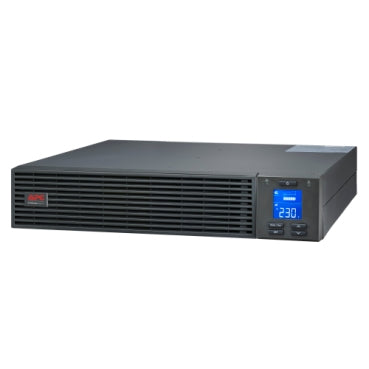 APC SRV3KRIRK-E | Easy UPS On-Line 3kVA/2700W Rackmount 2U 230V, 6x IEC C13 + 1x IEC C19 Outlets, Intelligent Card Slot, LCD, Rail Kit