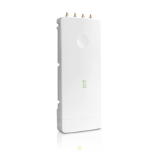 Cambium ePMP 3000 5GHz white wireless router with green LED lights