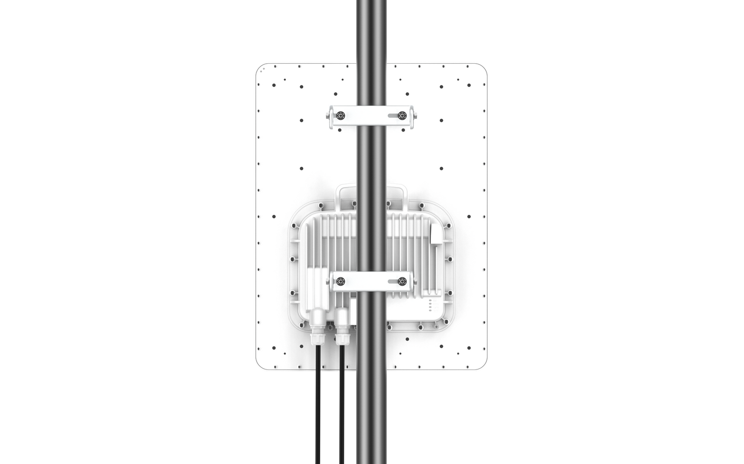Cambium Networks ePMP 4500 5GHz white outdoor access point on pole
