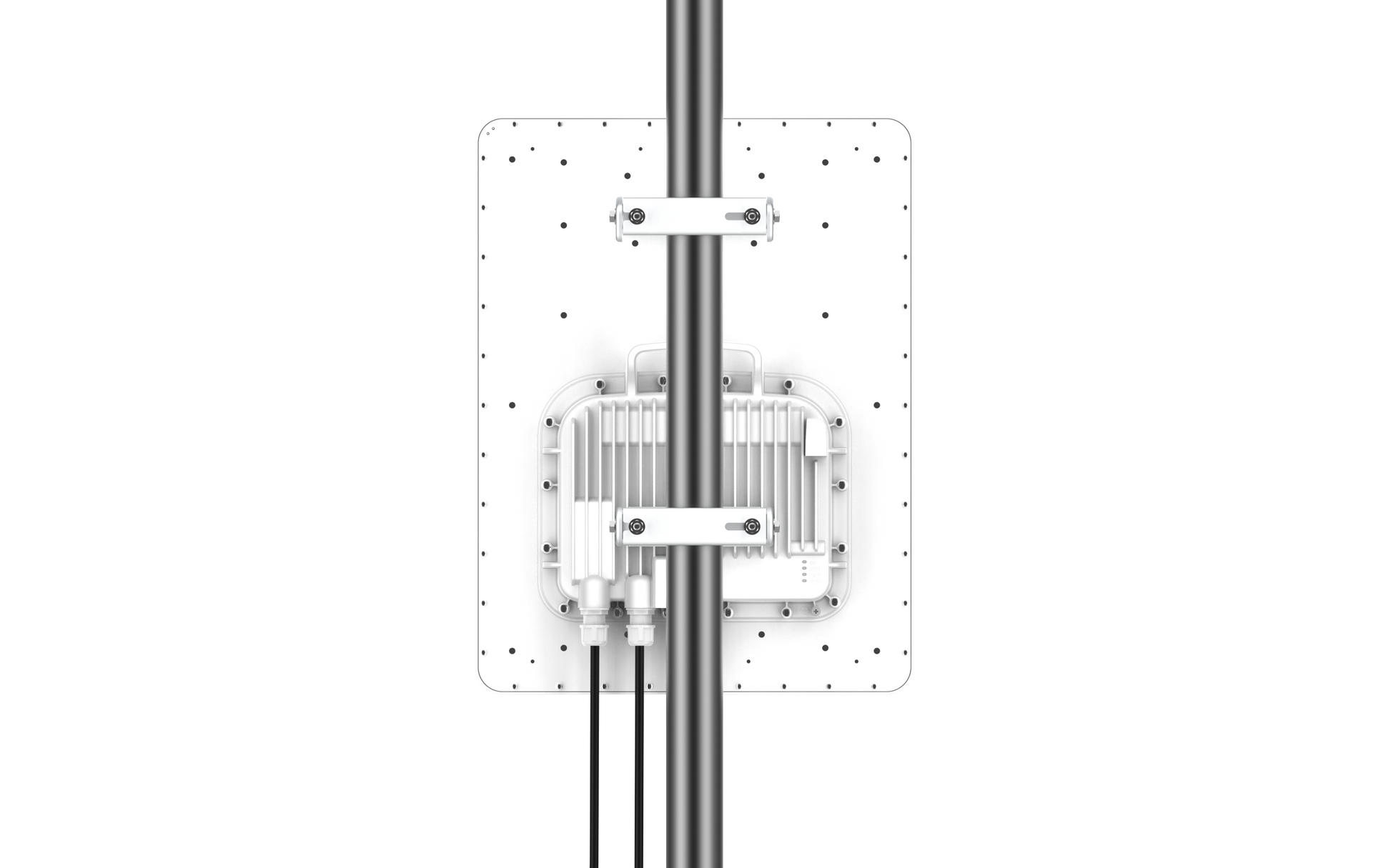 Cambium Networks ePMP 4500 5GHz white outdoor access point on pole