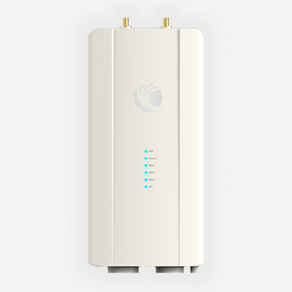 Cambium ePMP Force 400C 5GHz access point with gold antennas and LEDs