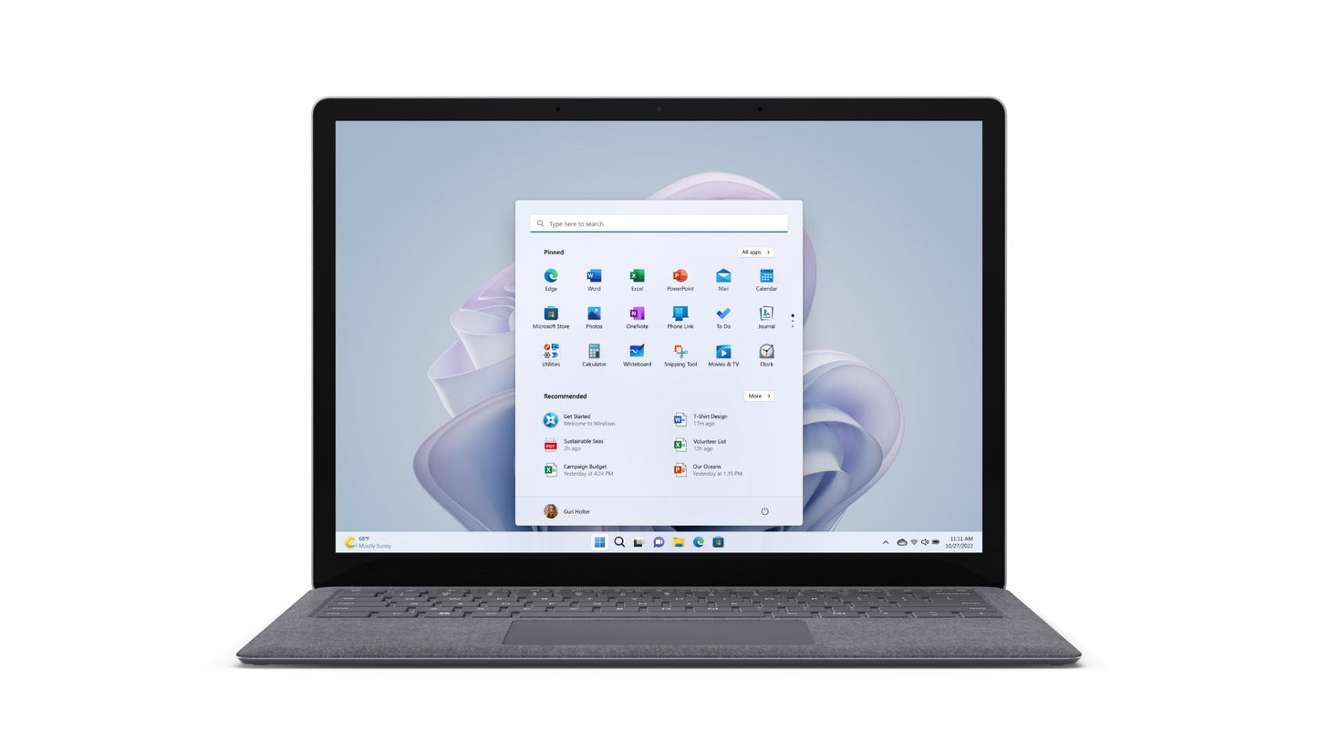 Gray Microsoft Surface Laptop 5 i5 32GB 512GB 13.5in touch screen Windows