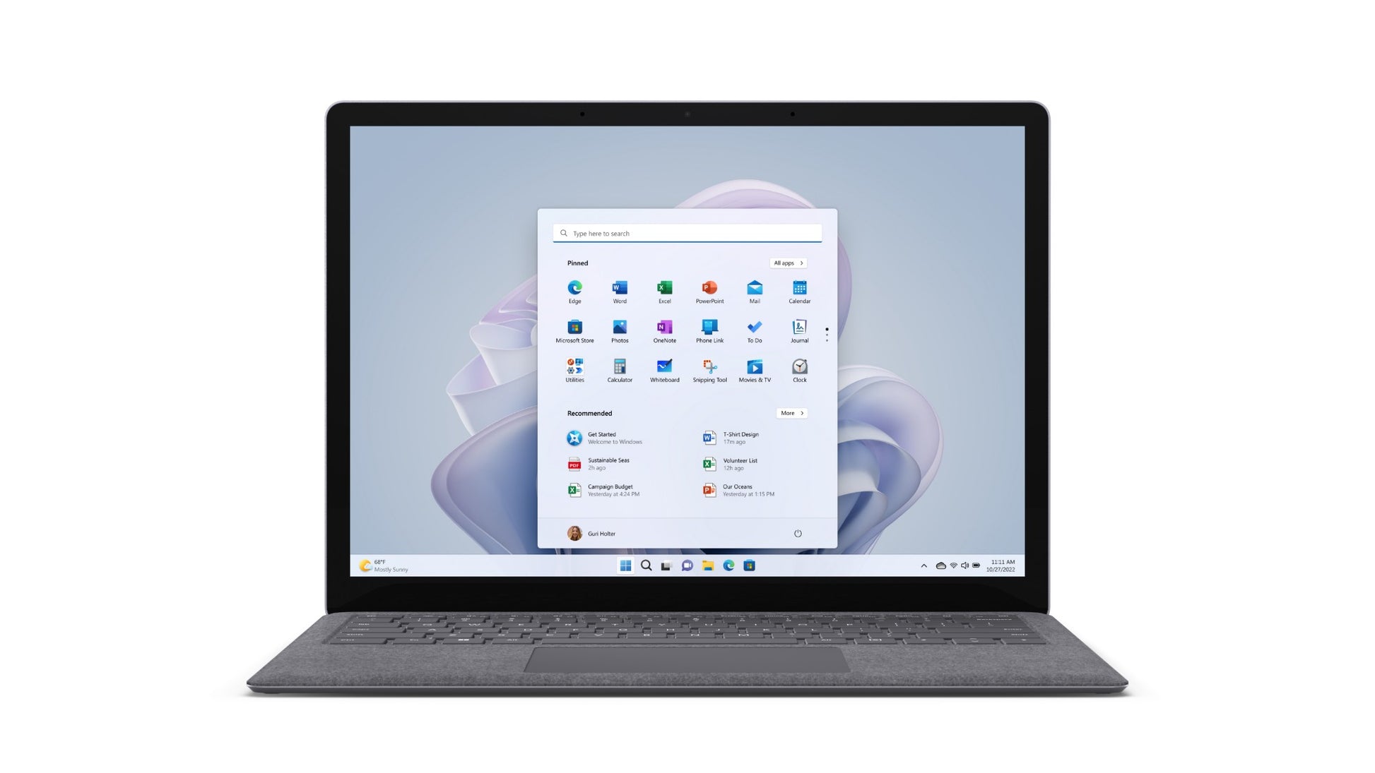Gray Microsoft Surface Laptop 5 i5 32GB 512GB 13.5in touch screen Windows
