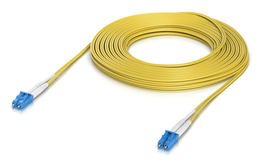 Ubiquiti UACC-OFC-S2-LULU-15M | LC/LC Fibre Optic Cable, 15m, High-Speed Data Transfer