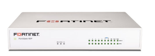Fortinet FG-61F | 10 GE RJ45 Ports, 2 WAN, 1 DMZ, 128GB SSD, FortiGate-61F