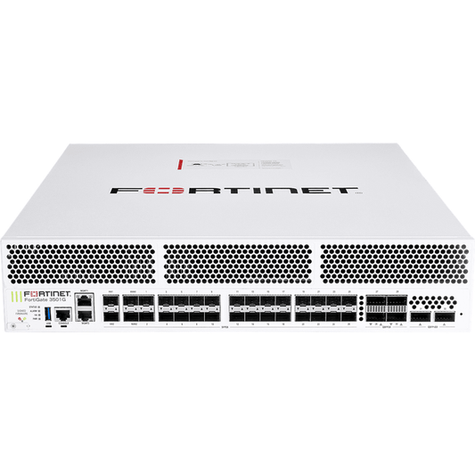 Fortinet FG-3500G | 3500G Next-Gen Firewall, 2x 400GE QSFP-DD, 4x 100GE